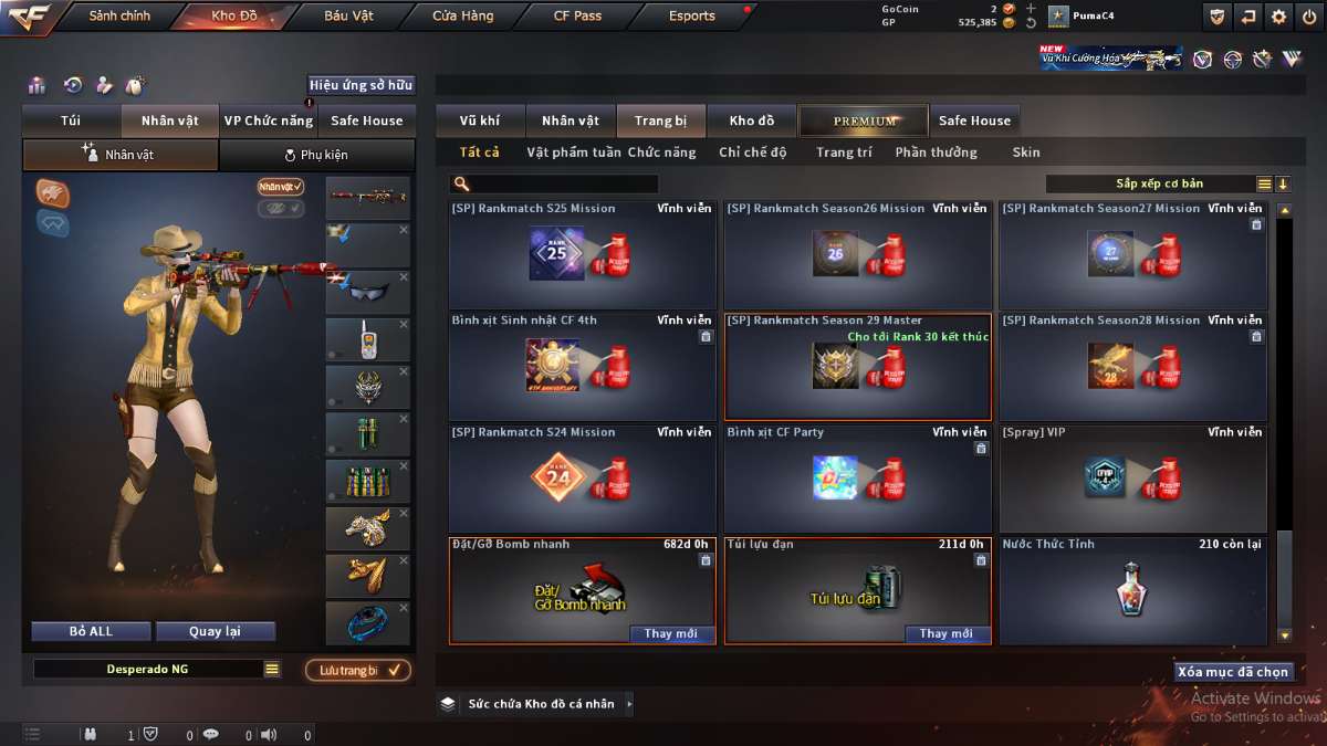 shop acc cf uy tin gia re